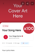 Bundle: Transcribe, Format, & Post 100 Song Lyrics