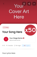 Bundle: Transcribe, Format, & Post 50 Song Lyrics
