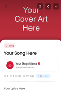 Transcribe, Format, & Post Your Song Lyrics